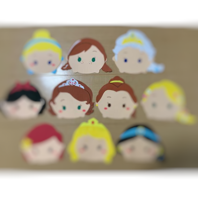 ツムツム プリンセス イラスト